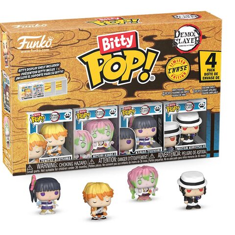 Pre-Order Funko Pop Demon Slayer Zenitsu Agatsuma Funko Bitty Pop Mini-Figure 4-Pack - Specialty