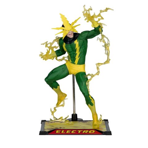 Pre-Order McFarlane Marvel Wave 8 Electro Joe Fixit 5 110 Scale Posed Figure with Scene