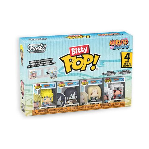 Pre-Order Funko Pop Naruto Shippuden Team 2 Funko Bitty Pop Mini-Figure 4-Pack