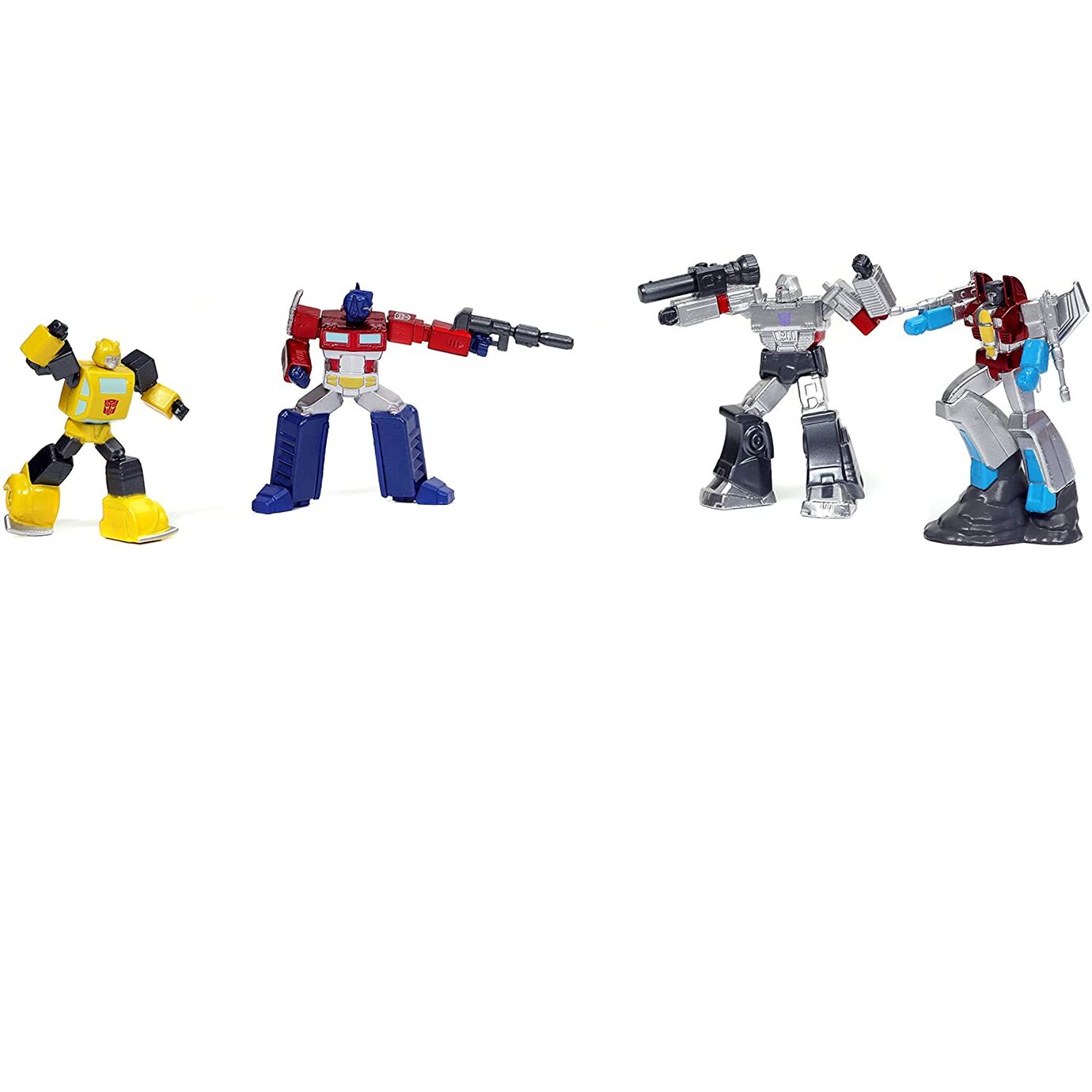 Gifts Greetings Jada Transformers G1 Diorama Scene 2.75" 4Pack DieCast Collectible Figures