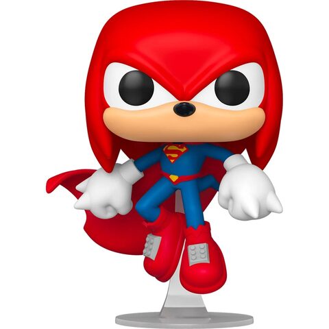 Pre-Order Funko POP Justice League x Sonic the Hedgehog Knuckles as Superman Funko Pop Vinyl Figure 596