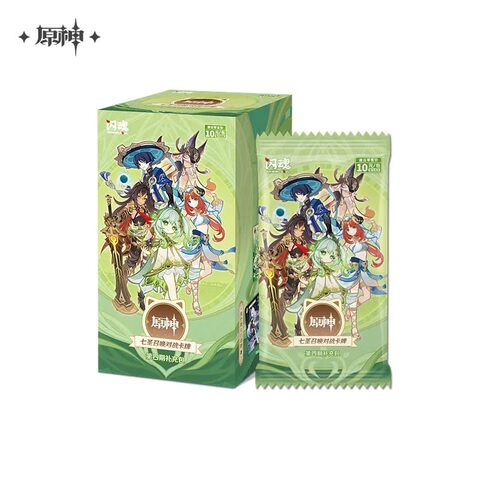 Mihoyo GenShin Game Booster Cards S4 - 7 Saints Summoning Battle Full Box