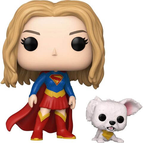 Pre-Order Funko Pop Supergirl 2026 Supergirl with Puppy Krypto Funko Pop Vinyl Figure and Buddy 633