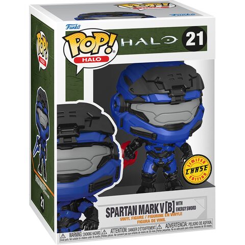 Funko POP Games Halo 21 Spartan Mark B with Energy Sword Chase
