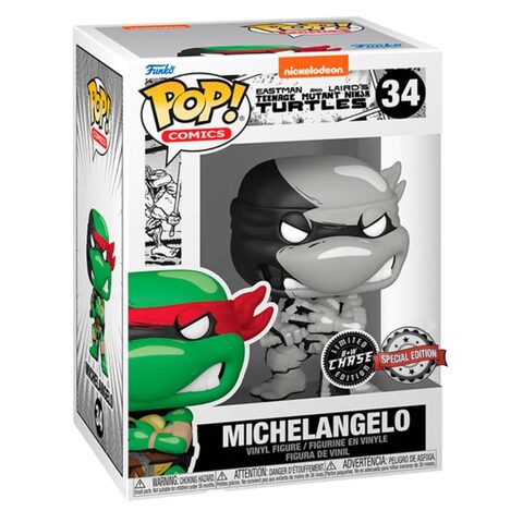 Funko POP Teenage Mutant Ninja Turtles Comic 34 Michelangelo SE Chase