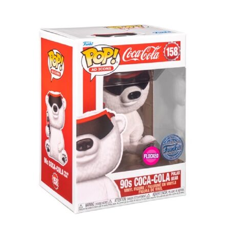 Funko POP Ad Icons 158 90s Coca-Cola Polar Bear Flocked SE