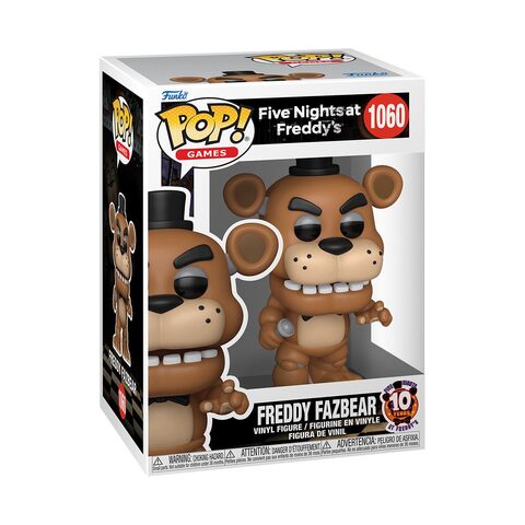 Pre-Order Funko Pop Five Nights at Freddys 10th Anniversary Freddy Fazbear Funko Pop Vinyl Figure 1060