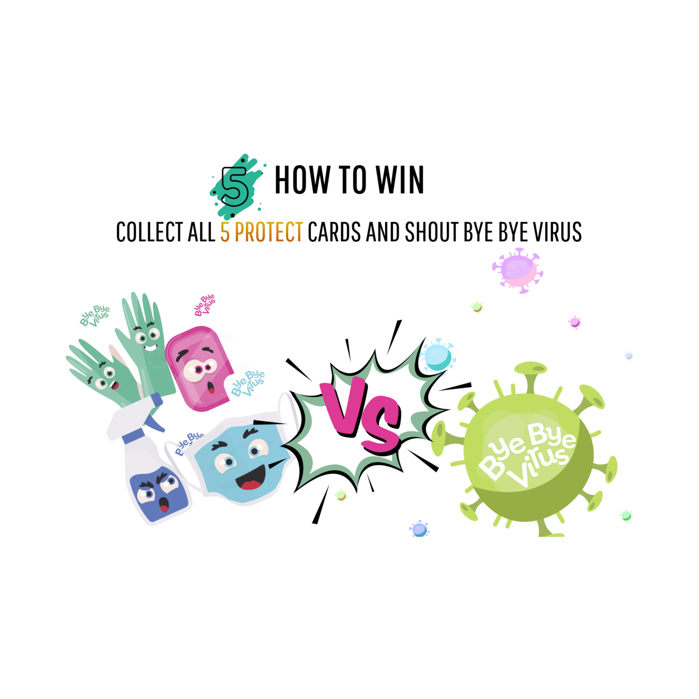 Gifts Greetings Bye Bye Virus Card Game