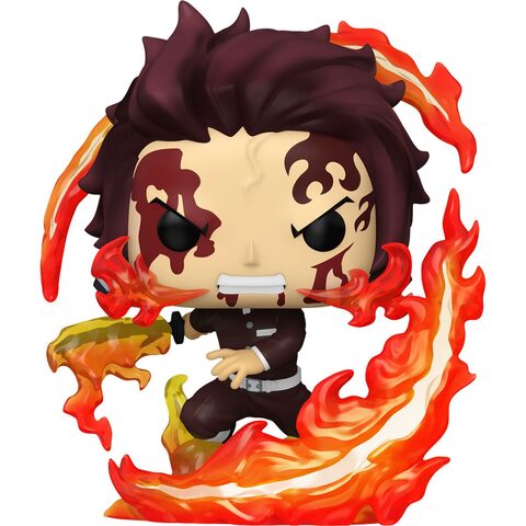 Pre-Order Funko POP Demon Slayer Tanjiro Kamado Dancing Flash Funko Pop Vinyl Figure Plus 2041