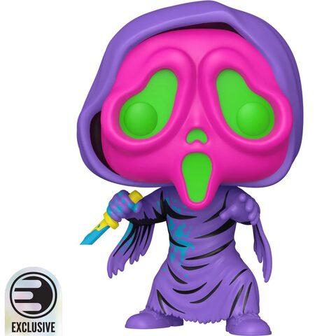 Pre-Order Funko POP Scream Ghost Face Black Light Funko Pop Vinyl Figure 1607 - Entertainment Earth Exclusive