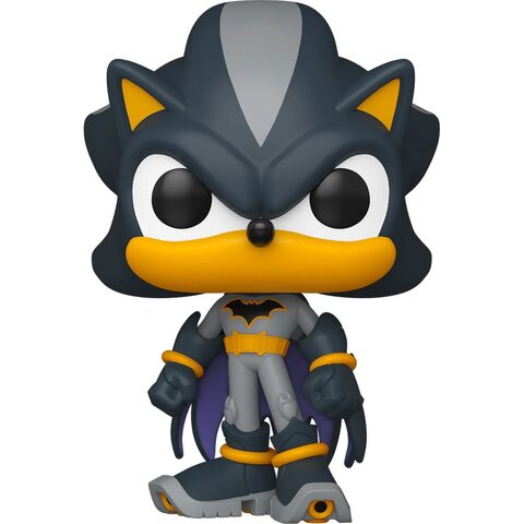 Funko POP Justice League x Sonic the Hedgehog Shadow as Batman Funko Pop Vinyl Figure 591
