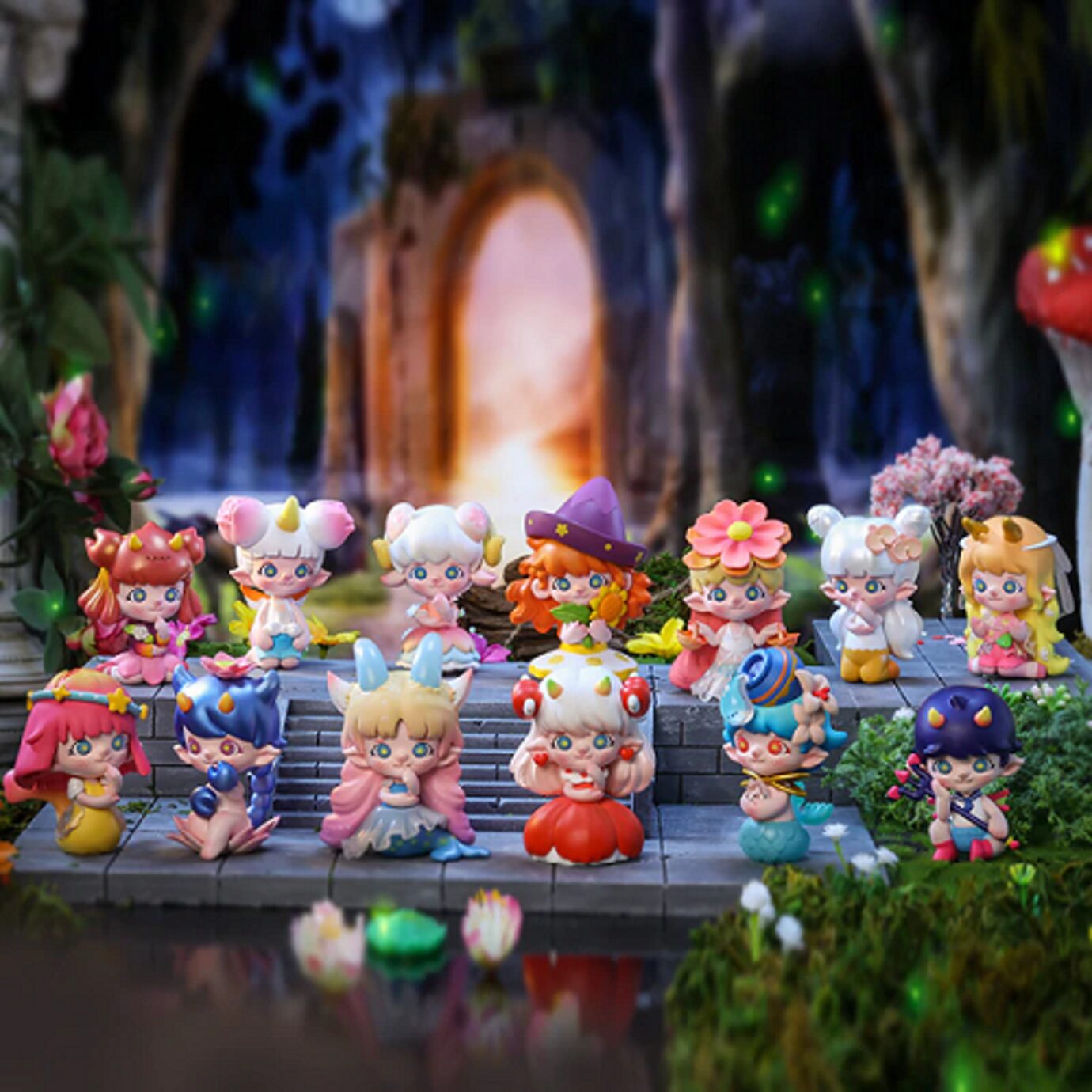 Gifts Greetings Popmart Zoe Flower Whispering Zodiac Series Full Tray