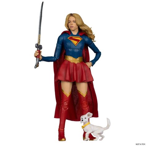 Pre-Order Mcfarlane DC Multiverse Deluxe Theatrical Edition Supergirl Movie Supergirl and Baby Krypto 7-Inch Scale Action Figure