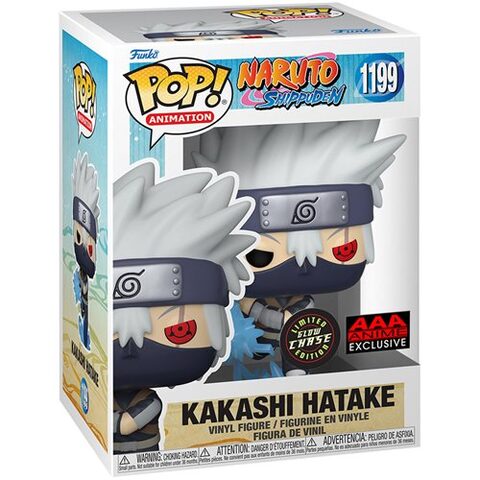 Funko POP Naruto Shippuden 1199 Kakashi Hatake GITD Chase AAA Anime Exclusive