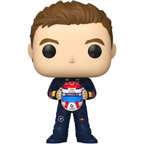 Pre-Order Funko POP Formula 1 Redbull Verstappen Holding Helmet Funko Pop Vinyl Figure 17