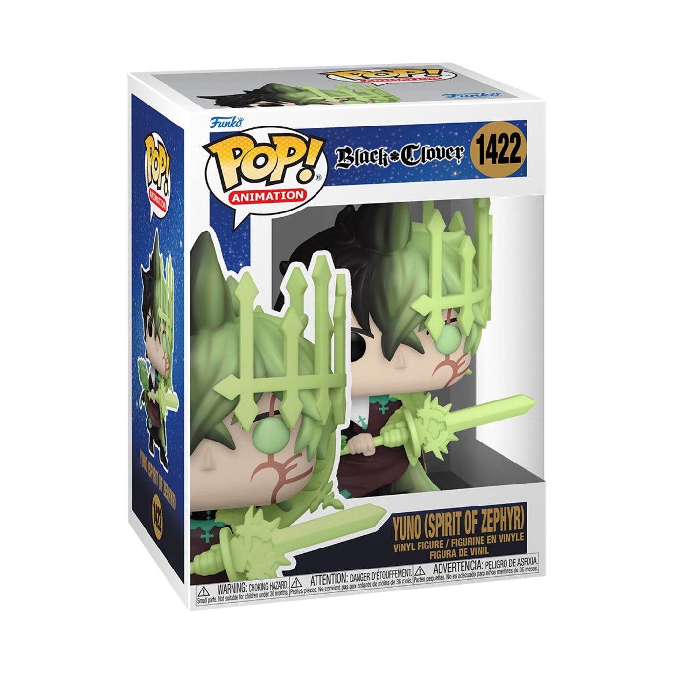 Gifts Greetings Funko POP Black Clover 1422 Yuno (Spirit of Zephyr)