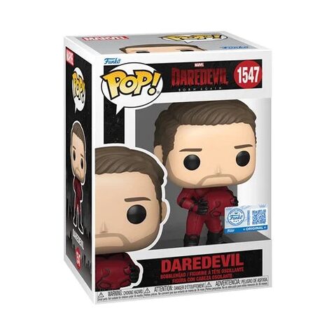 Funko POP Daredevil Born Again Daredevil Unmasked Funko Pop Vinyl Figure 1547 - Entertainment Earth Exclusive