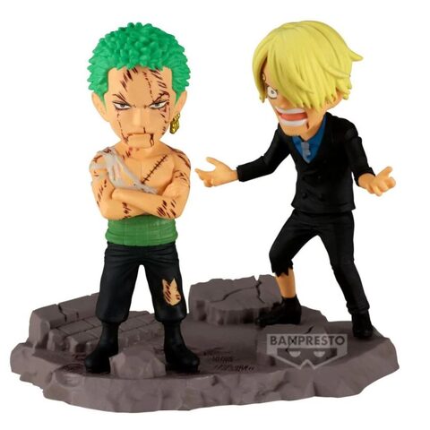 Banpresto One Piece World Collectable Figure Log Stories-Roronoa Zoro  Sanji