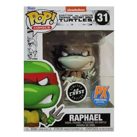 Funko POP Teenage Mutant Ninja Turtles Comic 31 Raphael PX Exclusive Chase