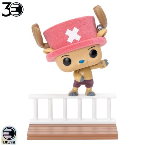 Funko Pop One Piece Straw Hat Pirates Tony Tony Chopper Flocked Funko Pop Vinyl Figure 2332 - Entertainment Earth Exclusive