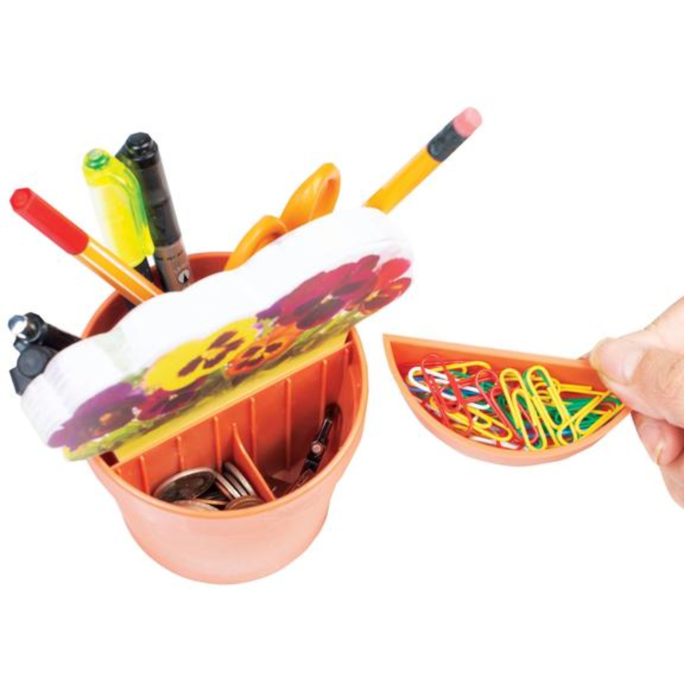 Gifts Greetings Thinking Gift Desk Plant Desk Tidy & Sticky Notes