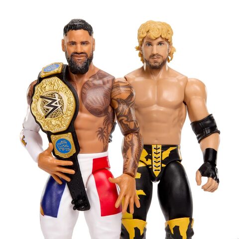 Pre-Order Mattel WWE Championship Showdown Series 27 Jey Uso Vs Logan Paul Action Figure 2-Pack