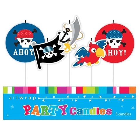 Artwrap 5 Pick Candles - Pirates Treasure