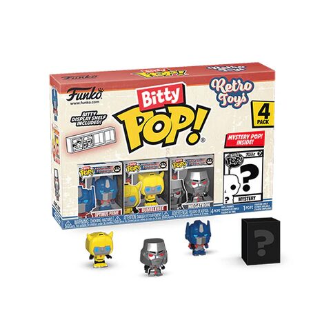Funko POP Retro Toys Transformers Funko Bitty Pop Mini-Figure 4-Pack