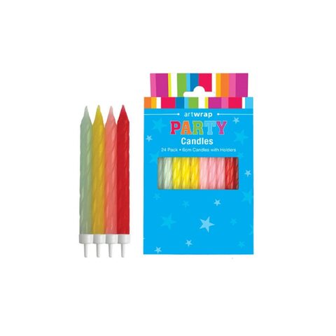 Party Candles - Pastel Rainbow