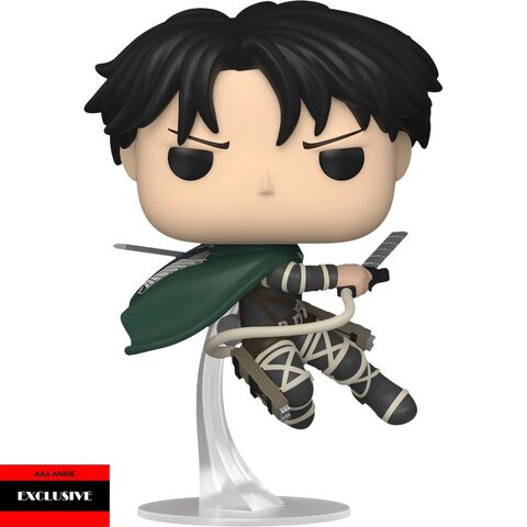 Funko POP Attack on Titan Captain Levi Ackerman Funko Pop Vinyl Figure 1315 - AAA Anime Exclusive
