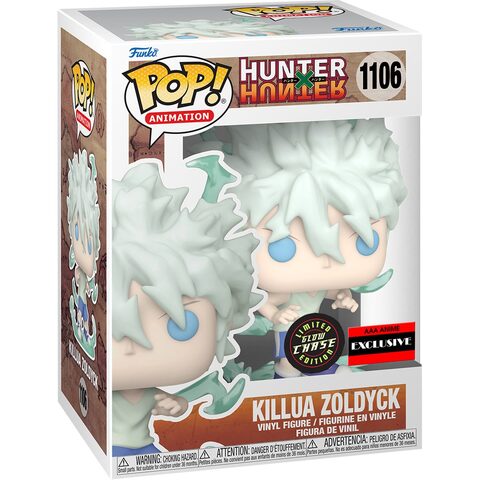 Funko POP Hunter x Hunter 1106 Killua Zoldyck Chase AAA Anime Exclusive