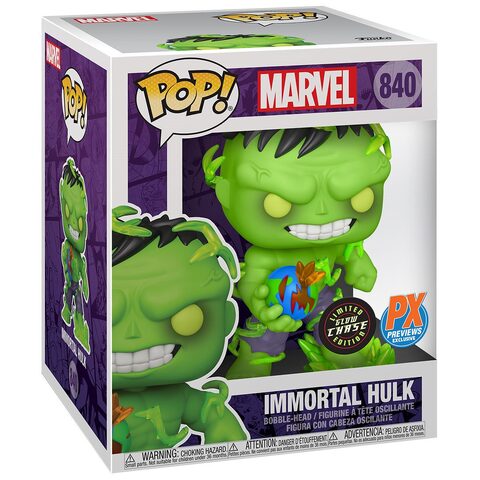 Funko POP Marvel 840 Immortal Hulk 6-Inch PX Exclusive Chase