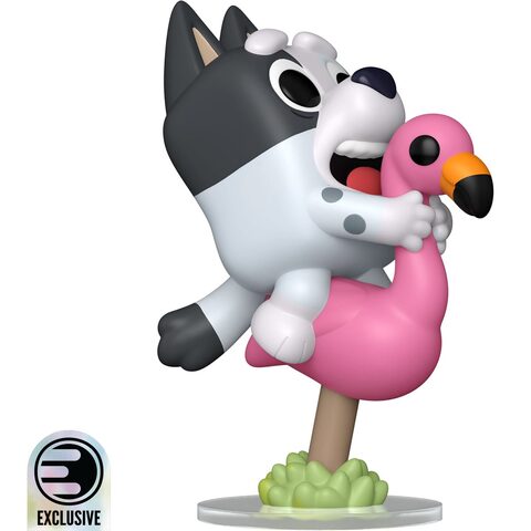 Pre-Order Funko Pop Bluey Muffin Flamingo Queen Funko Pop Vinyl Figure 2383 - Entertainment Earth Exclusive