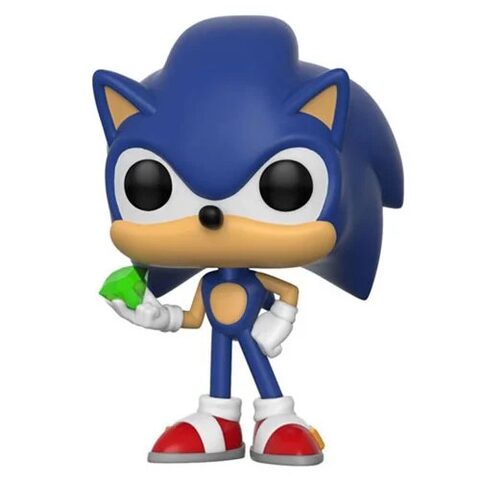 Funko Pop Sonic the Hedgehog with Emerald Funko Pop Vinyl Figure 284