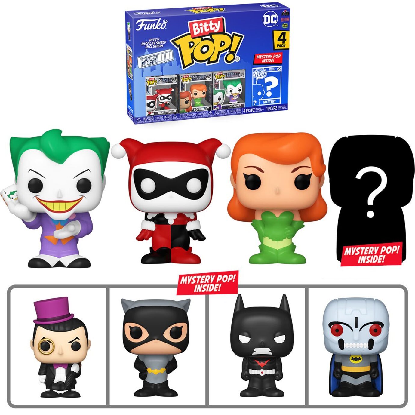 Gifts Greetings (PreOrder) Funko Bitty POP DC Harley Quinn 4Pack