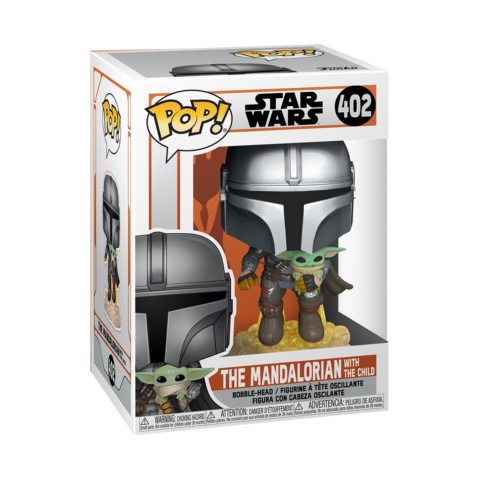 Pre-Order Funko Pop Star Wars The Mandalorian Flying Funko Pop Vinyl Figure 402