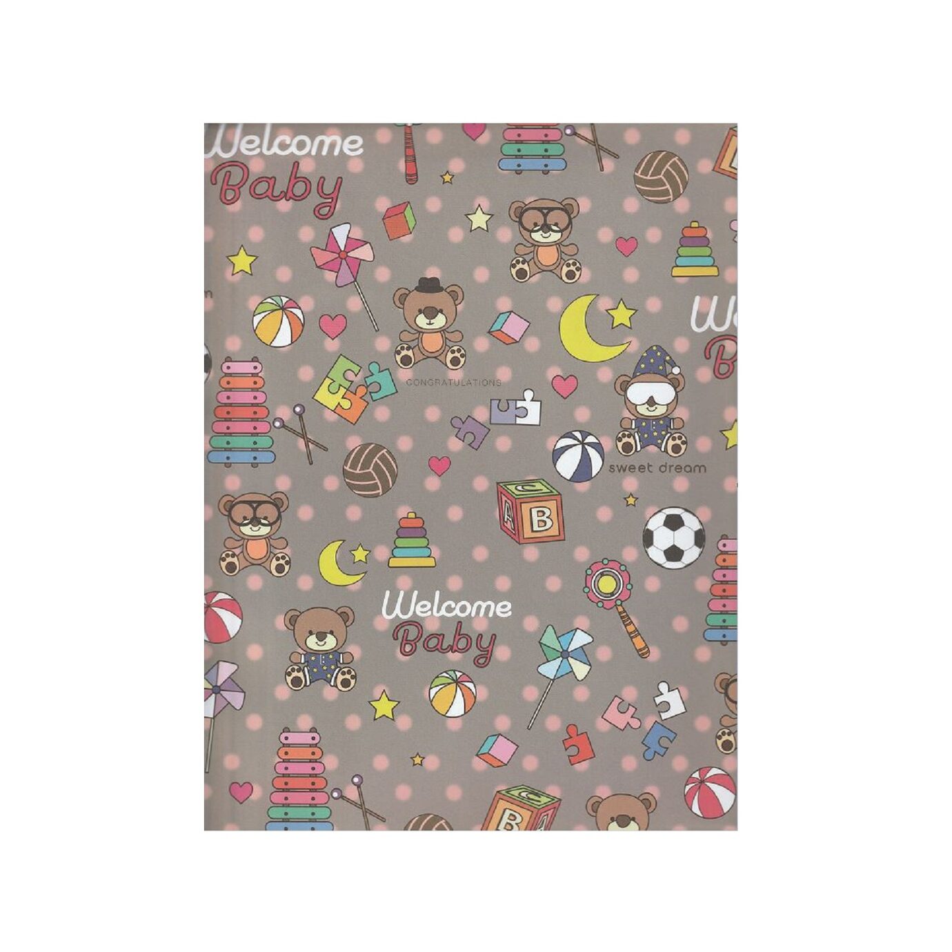 Gifts Greetings Wrapping Paper Baby (Folded 3 Piece)