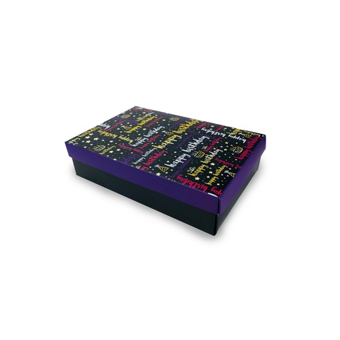 AEIOU Large Designed Convenience Box - Happy Birthday