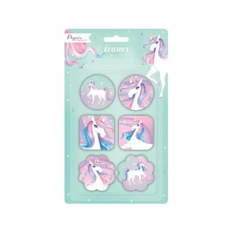 Papercraft Erasers - Unicorn