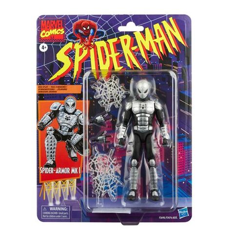 Hasbro Marvel Legends Spider-Man 6 Inch Retro Spider-Armor Mk I