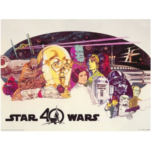 Posterhub Characters Artprint - Star Wars 40th Anniversary