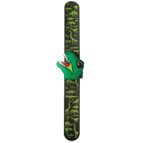 IS Gifts Dinosaur Slap Band - Green