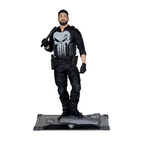 Pre-Order McFarlane Marvel Studios Wave 1 The Punisher 110 Scale Posed Figure with Scene