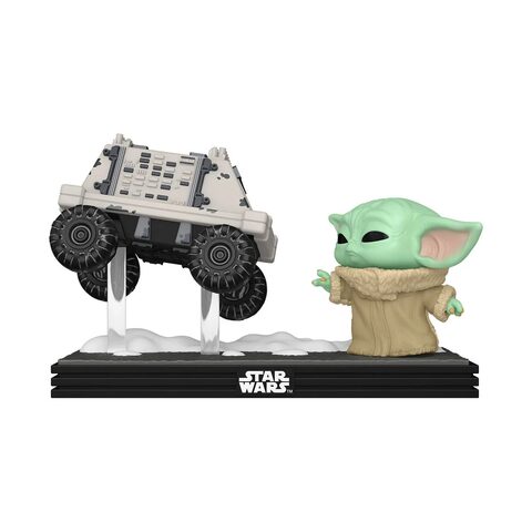 Funko Pop Star Wars The Mandalorian and Grogu Grogu with Polar Mouse Droid Funko Pop Moment 840