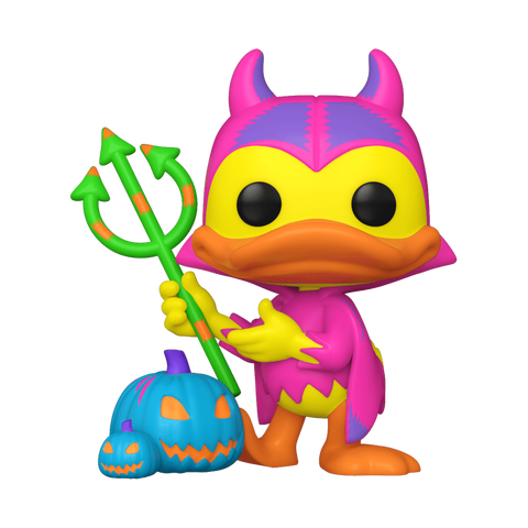 Funko Pop Mickey and Friends Devil Donald with Pumpkin Funko Pop Vinyl Figure 1446 - Specialty Series Chase