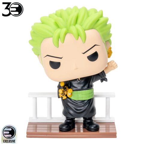 Funko Pop One Piece Straw Hat Pirates Roronoa Zoro Funko Pop Vinyl Figure 2331 - Entertainment Earth Exclusive