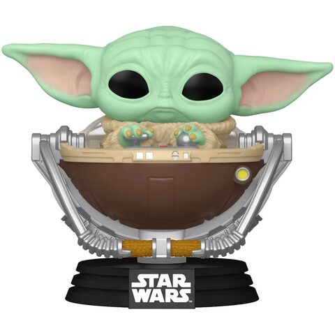 Pre-Order Funko POP Star Wars The Mandalorian and Grogu Grogu in Pram Funko Pop Vinyl Figure 823