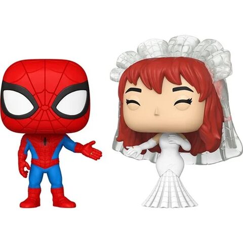 Funko POP Spider-Man and Mary Jane Comic Funko Pop Vinyl Figure 2-Pack