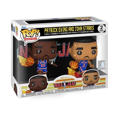 Funko POP NBA JAM New York Knicks Patrick Ewing and John Starks 2 Pack