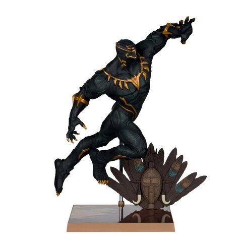 Pre-Order McFarlane Marvel Rivals Wave 3 Black Panther 16 Scale Posed Figure with Scene and Comic